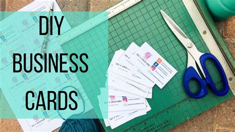 make your own business cards.